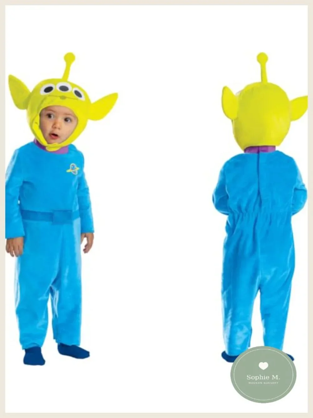 Disney Toy Story Alien Infant Costume Jumpsuit with Headpiece Halloween